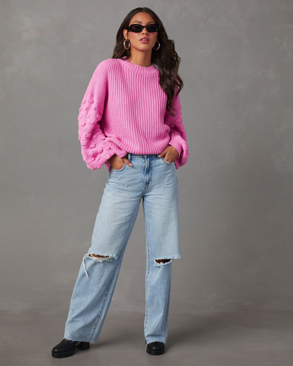 Fall Bucket List Knit Sweater sold by Vici product image thumbnail 2