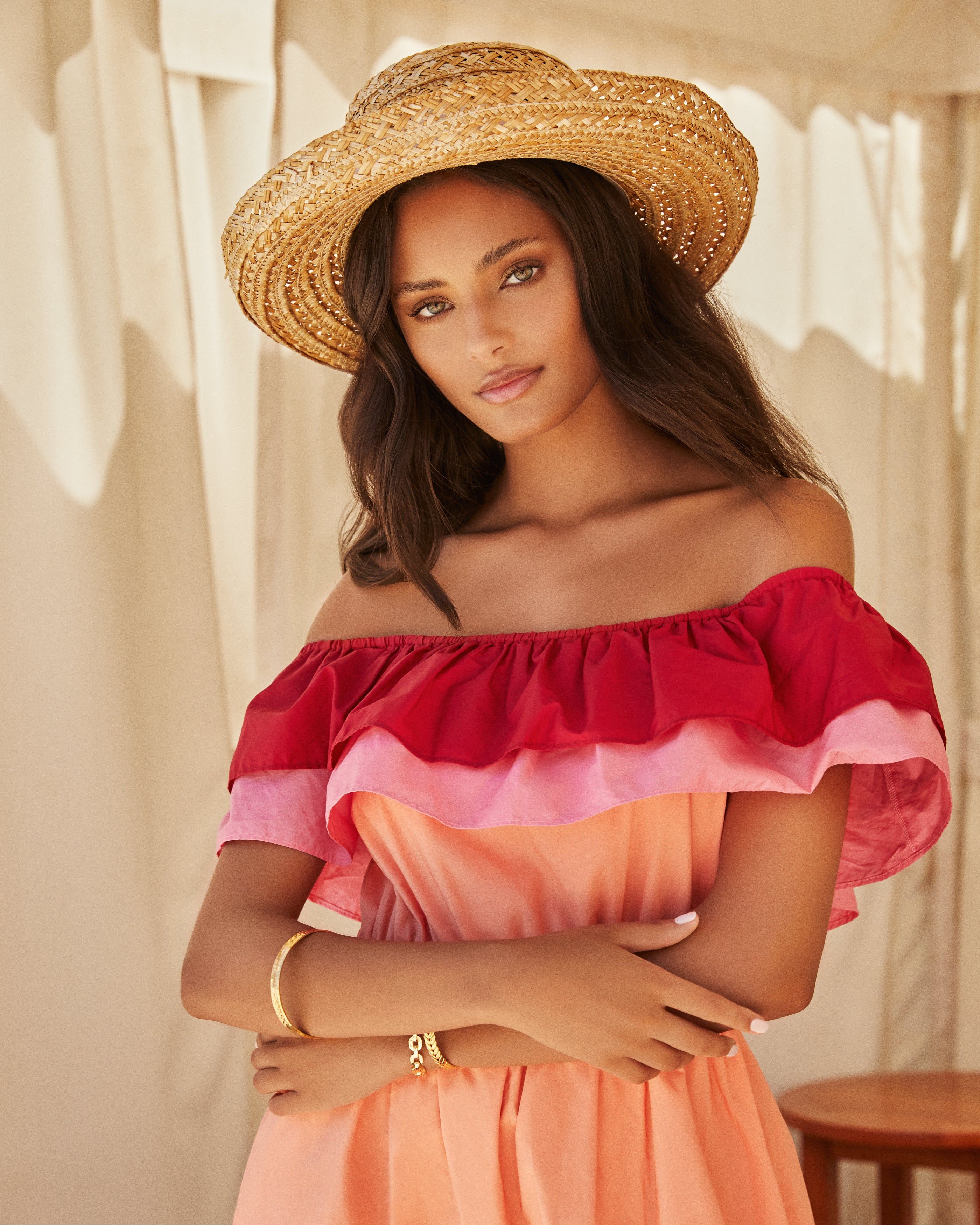 Nice Cotton Pocketed Off The Shoulder Maxi Dress - FINAL SALE sold by Vici product image thumbnail 10
