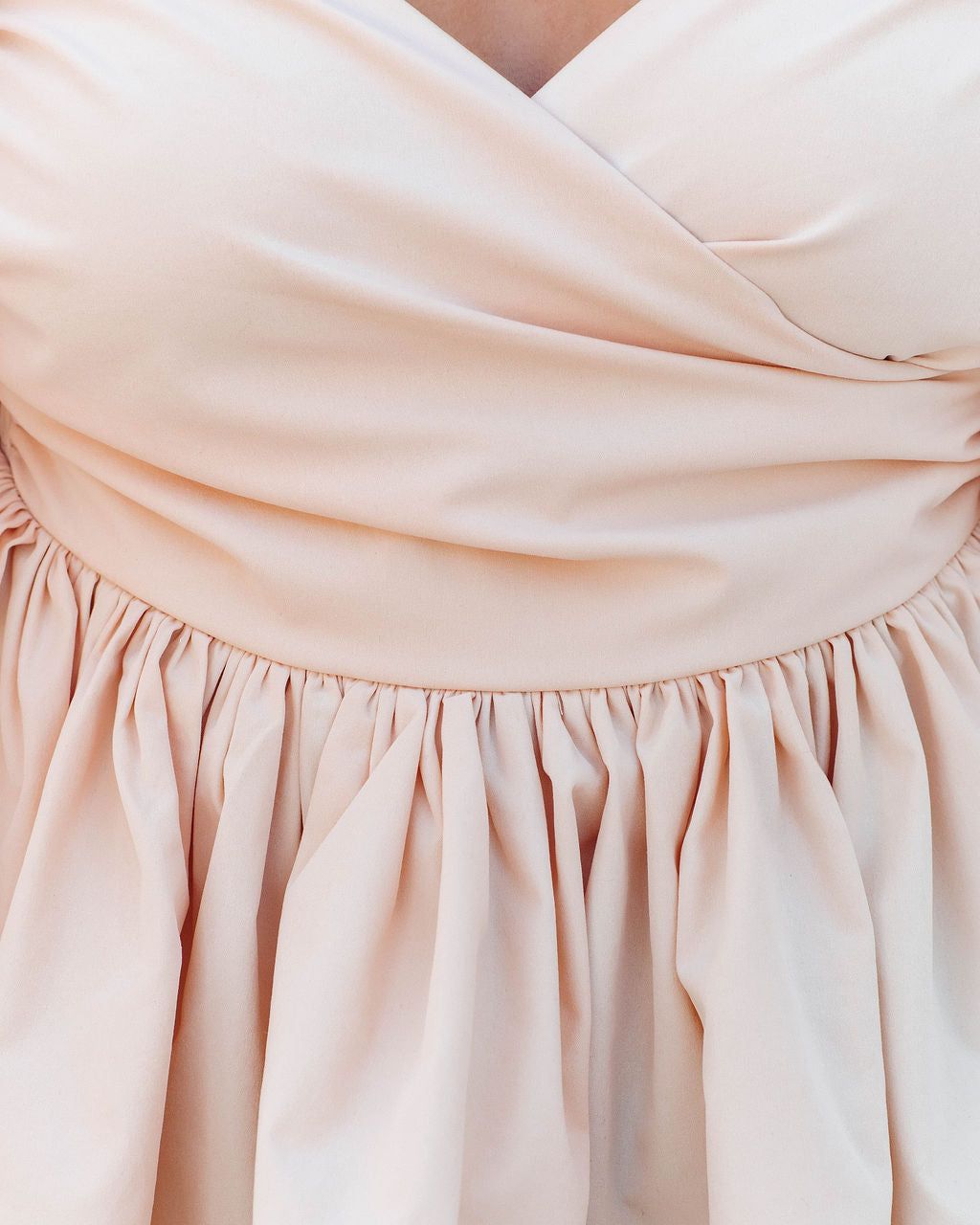 Soph Puff Sleeve Peplum Crop Top sold by Vici product image thumbnail 4