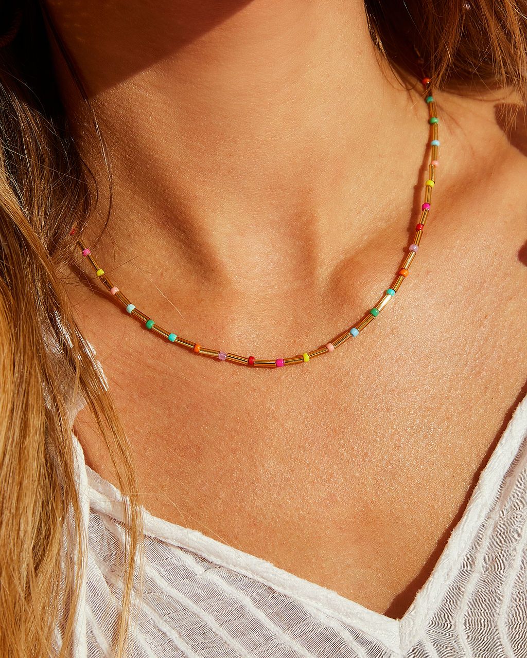 Flutterby Beaded Necklace sold by Vici product image thumbnail 2