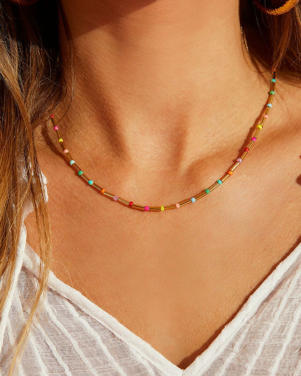 Flutterby Beaded Necklace sold by Vici product image thumbnail 5