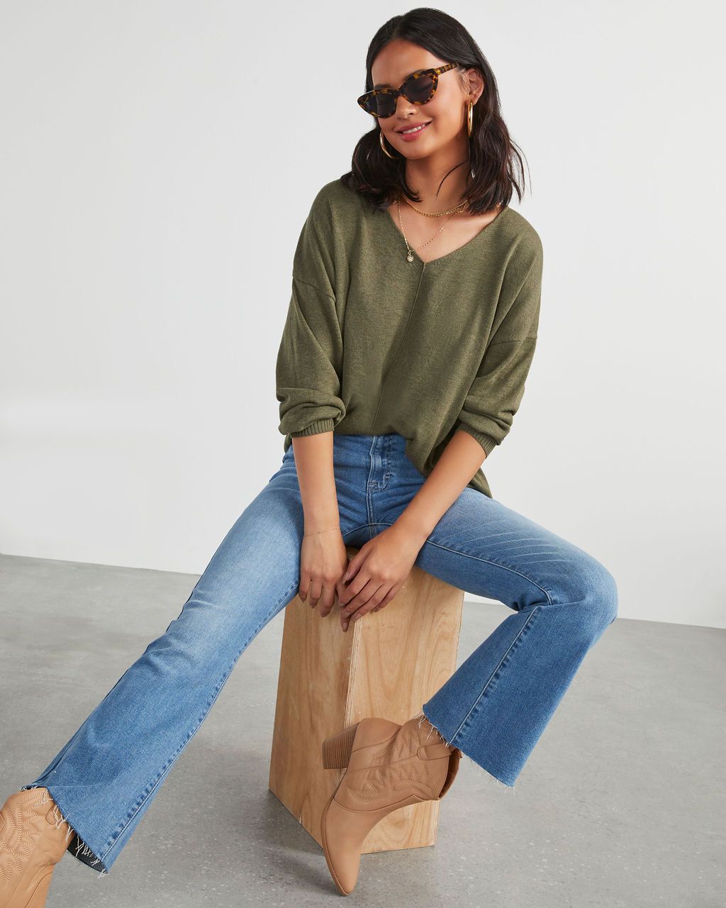 Phinney Lightweight Sweater sold by Vici product image thumbnail 4