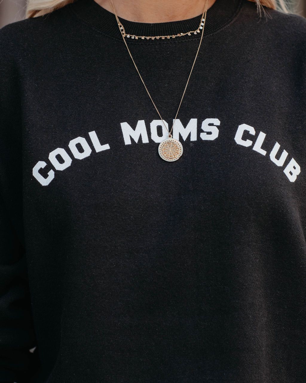 Cool Moms Club Cotton Blend Sweatshirt - FINAL SALE sold by Vici product image thumbnail 4