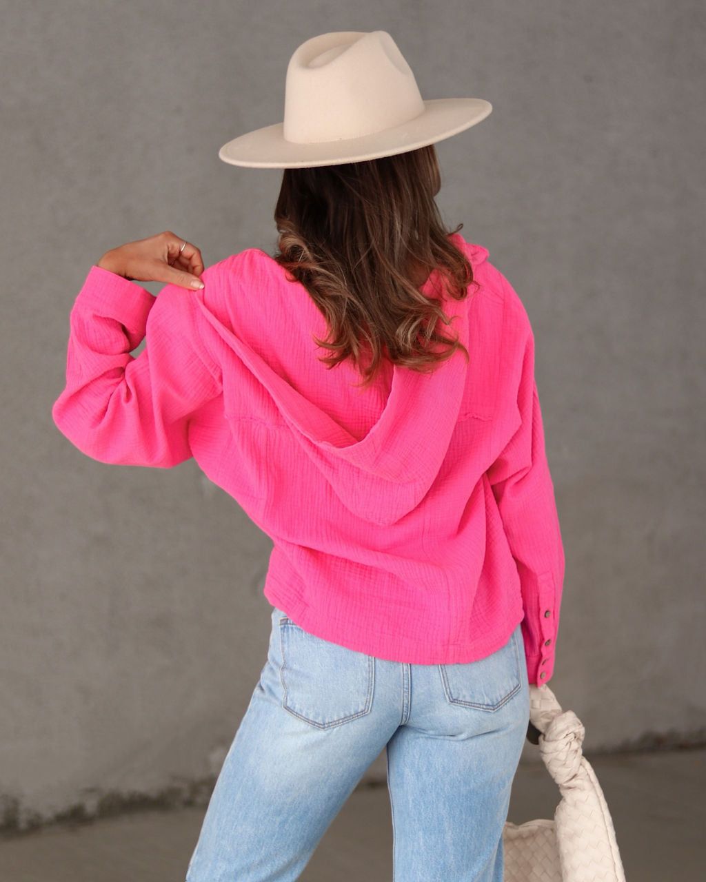 Piper Cotton Hooded Top - Bubblegum - FINAL SALE sold by Vici product image thumbnail 4