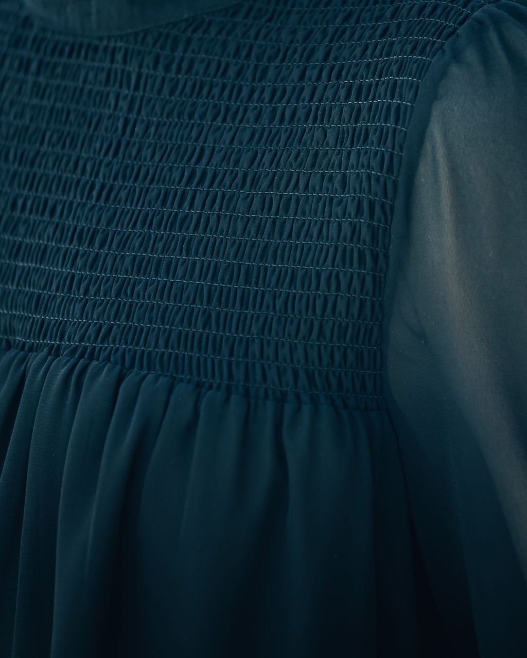 Kolly Smocked Babydoll Dress - Black - FINAL SALE sold by Vici product image thumbnail 4