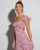 Jolie Floral One Shoulder Maxi Dress sold by Vici