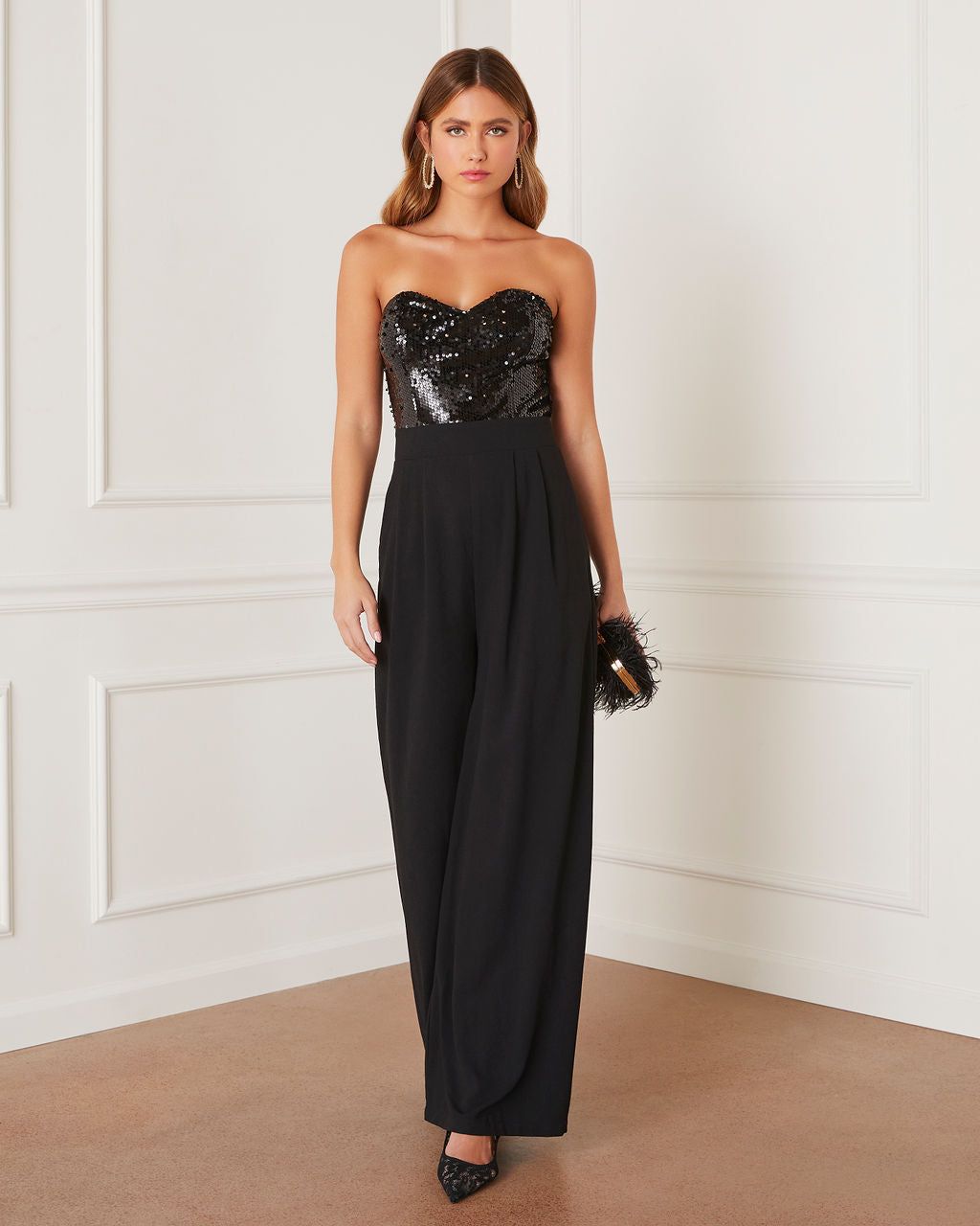Chanda Strapless Jumpsuit sold by Vici product image thumbnail 5