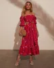 Iris Smocked Puff Sleeve Cutout Midi Dress sold by Vici