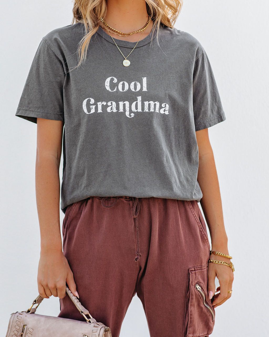 Cool Grandma Cotton Tee - FINAL SALE sold by Vici product image thumbnail 4