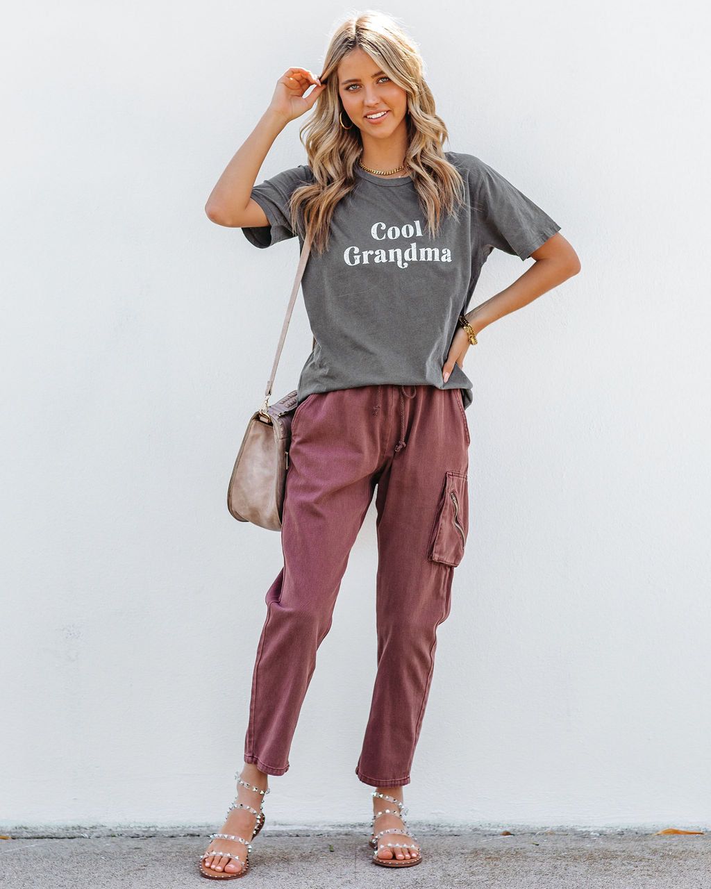 Cool Grandma Cotton Tee - FINAL SALE sold by Vici product image thumbnail 8