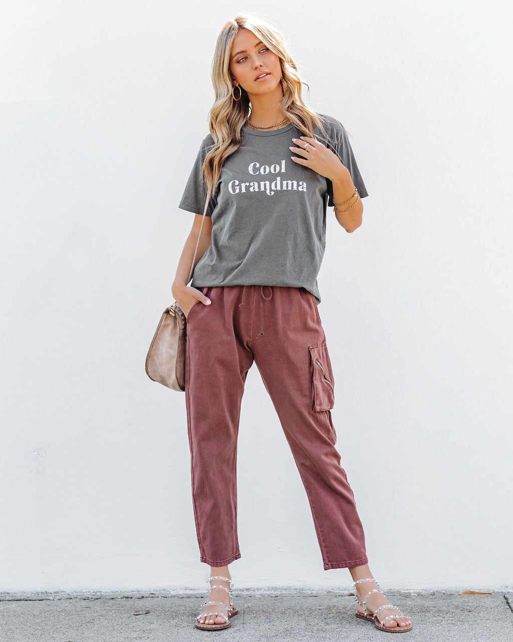 Cool Grandma Cotton Tee - FINAL SALE sold by Vici product image thumbnail 9