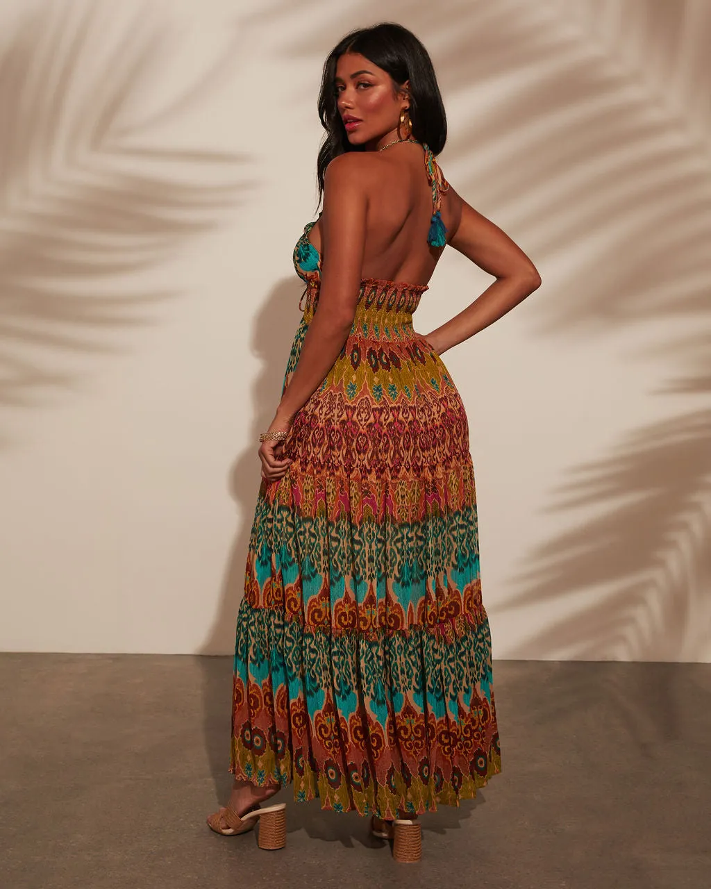 Vienna Vibes Abstract Print Maxi dress sold by Vici product image thumbnail 4