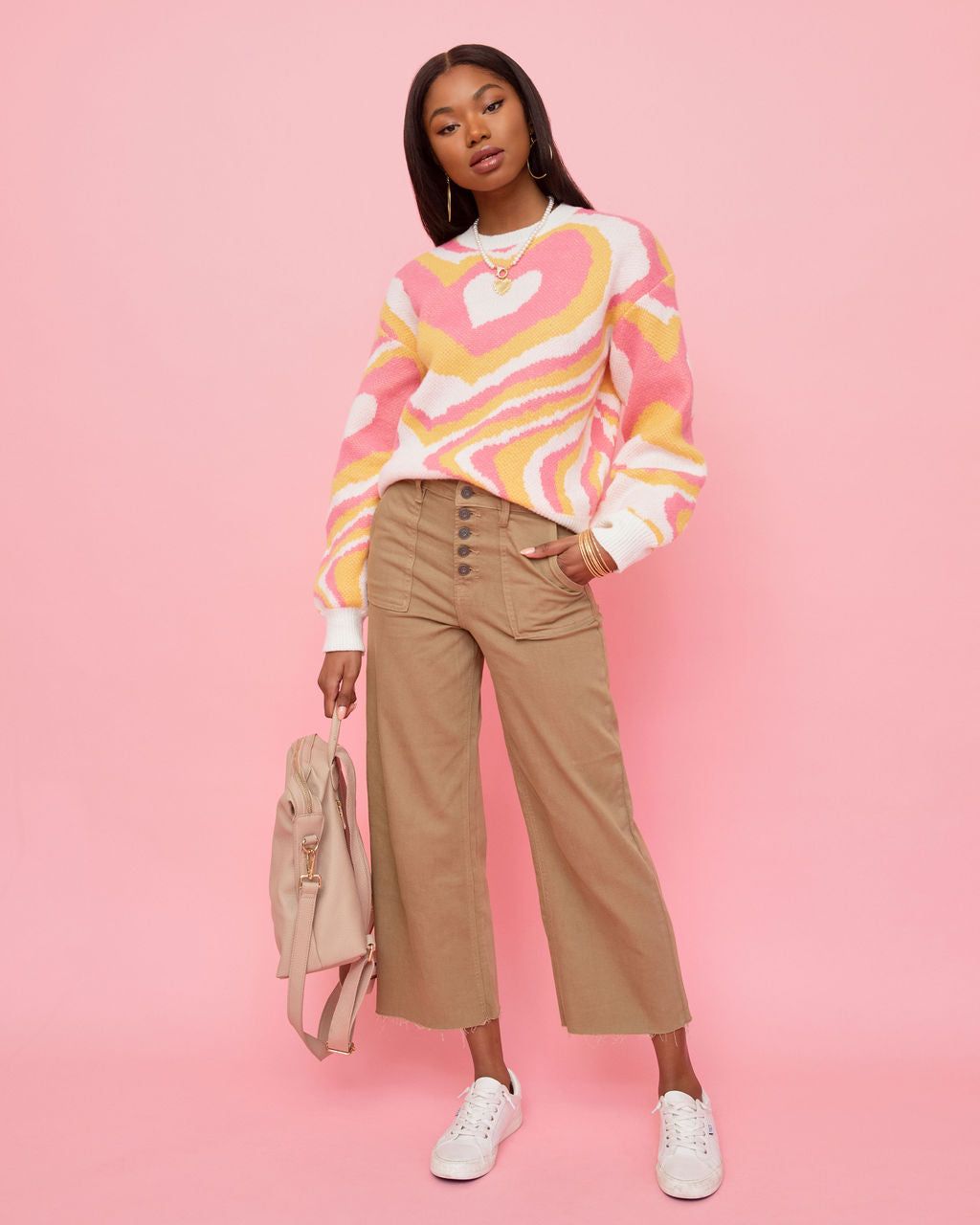 Lost In Love Balloon Sleeve Sweater sold by Vici product image thumbnail 3