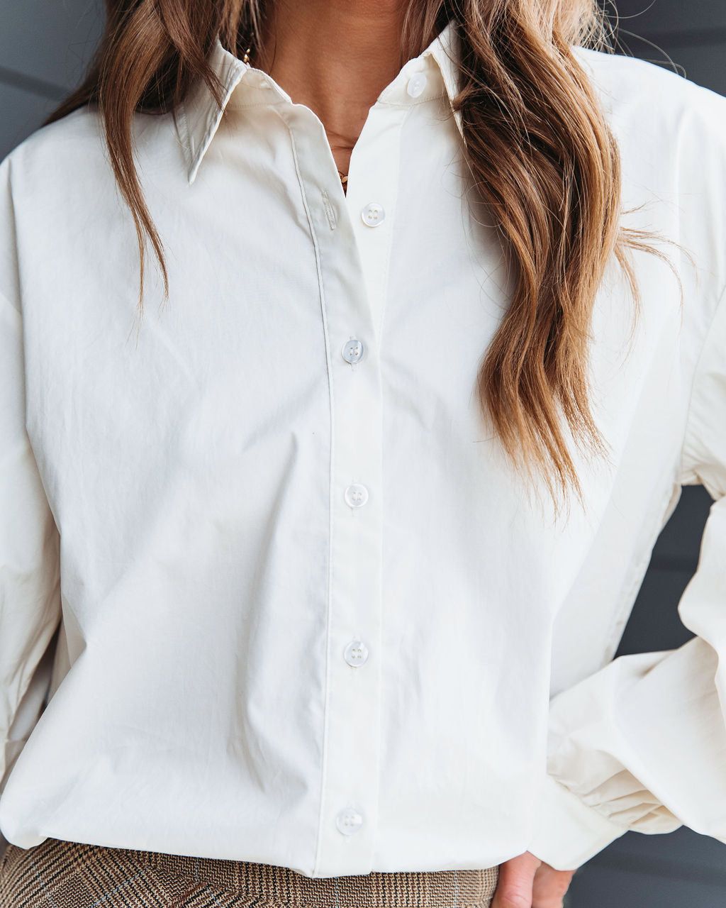 Colleen Cotton Button Down Top sold by Vici product image thumbnail 2