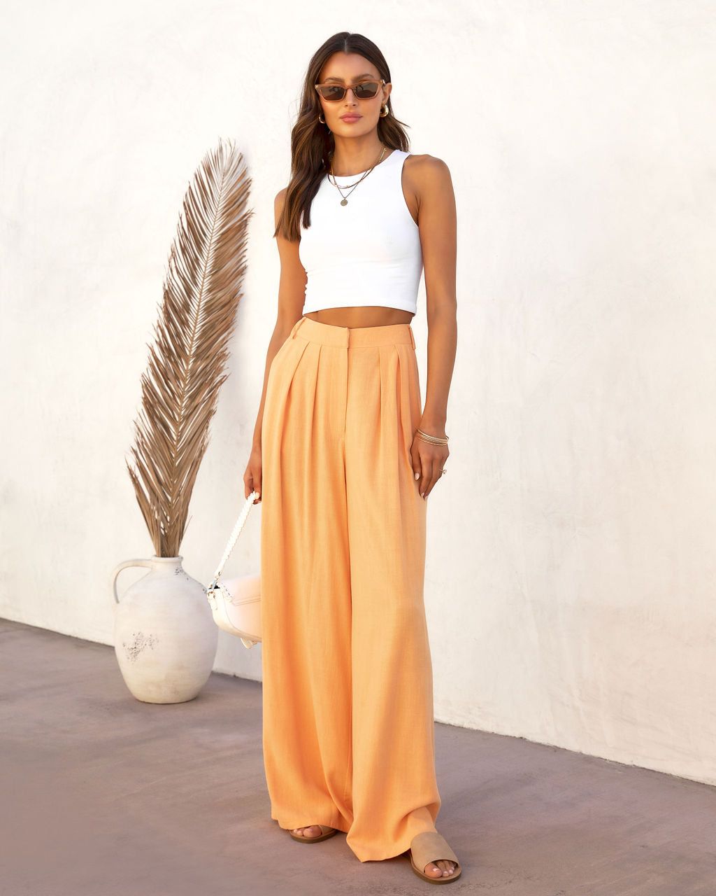 Dorena Pocketed Wide Leg Pants sold by Vici product image thumbnail 3