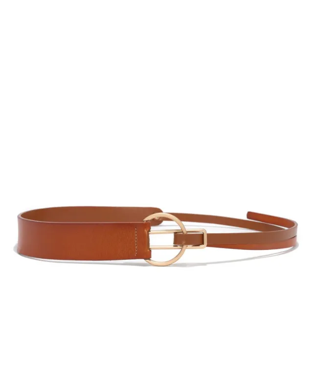 Charlie Gold Buckle Belt sold by Vici
