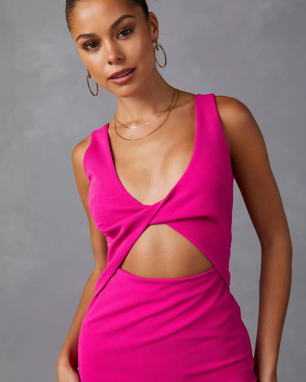 Timeless Beauty Cutout Midi Dress sold by Vici product image thumbnail 3