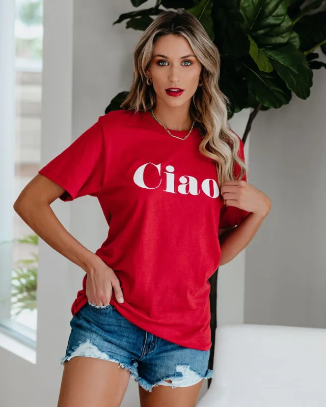 Ciao Cotton Blend Tee sold by Vici