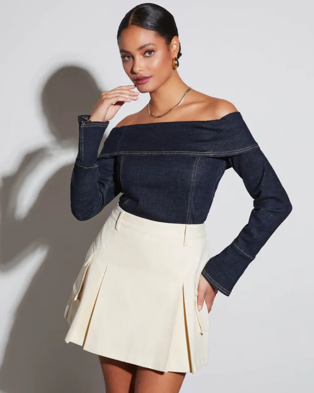 Rolanda Off The Shoulder Blouse sold by Vici