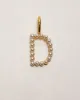 Pearl Letter 14k Plated Charm sold by Vici