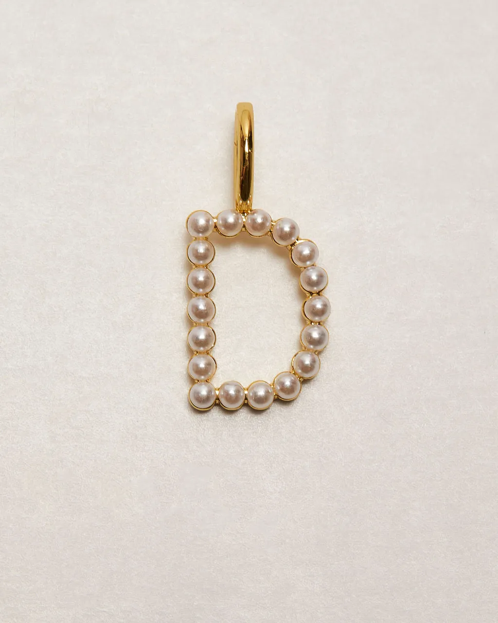 Pearl Letter 14k Plated Charm sold by Vici product image thumbnail 5