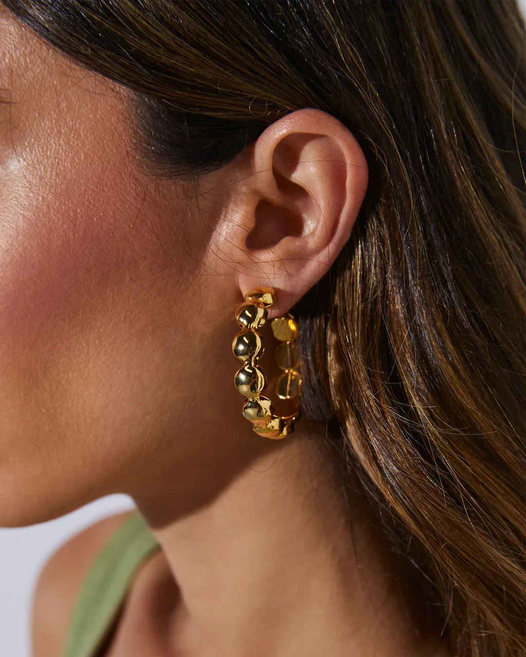 Dilara Bubble Hoop Earrings sold by Vici product image thumbnail 3