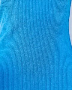 Luna Ribbed Knit Midi Dress - Electric Blue - SALE sold by Vici