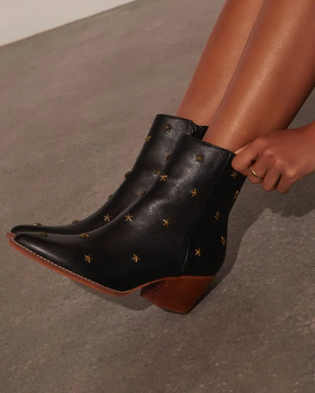 Audrie Star Studded Western Booties sold by Vici