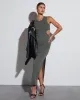 Jordana Ribbed Cutout Maxi Dress sold by Vici