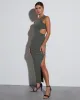 Jordana Ribbed Cutout Maxi Dress sold by Vici