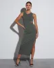 Jordana Ribbed Cutout Maxi Dress sold by Vici