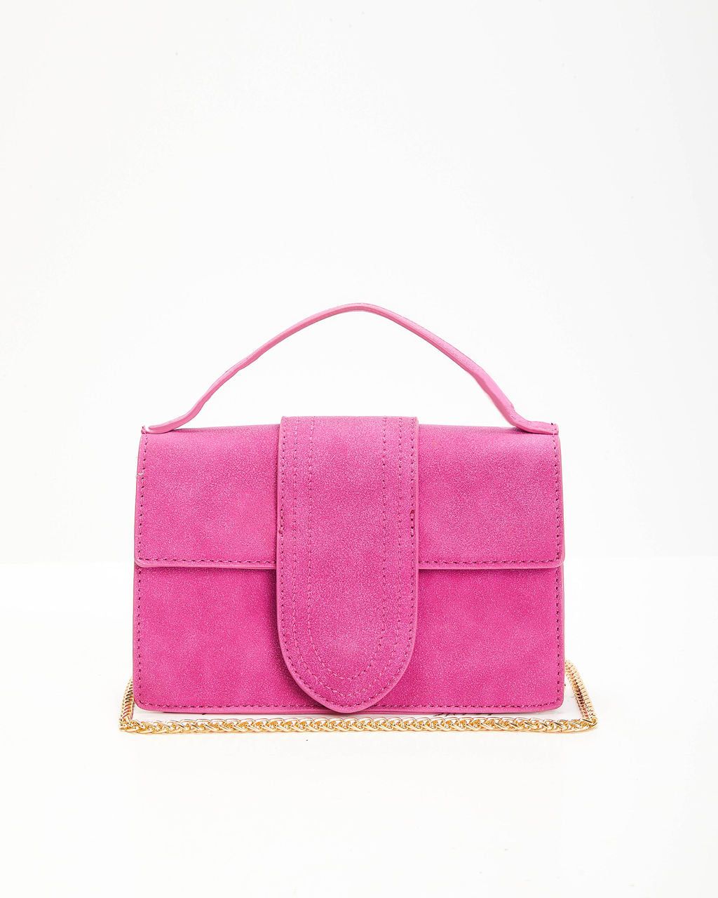 Maura Suede Crossbody Bag - Magenta sold by Vici product image thumbnail 2