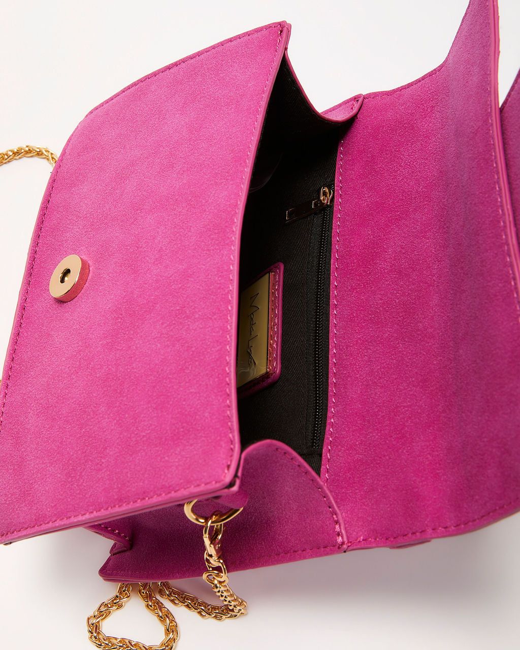 Maura Suede Crossbody Bag - Magenta sold by Vici product image thumbnail 4