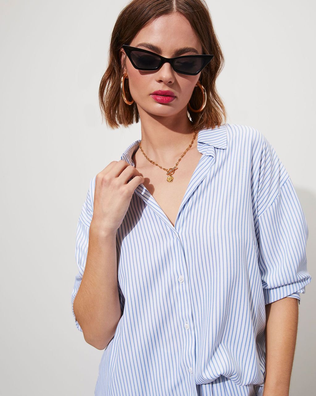 Hilton Head Button Down Top sold by Vici product image thumbnail 2