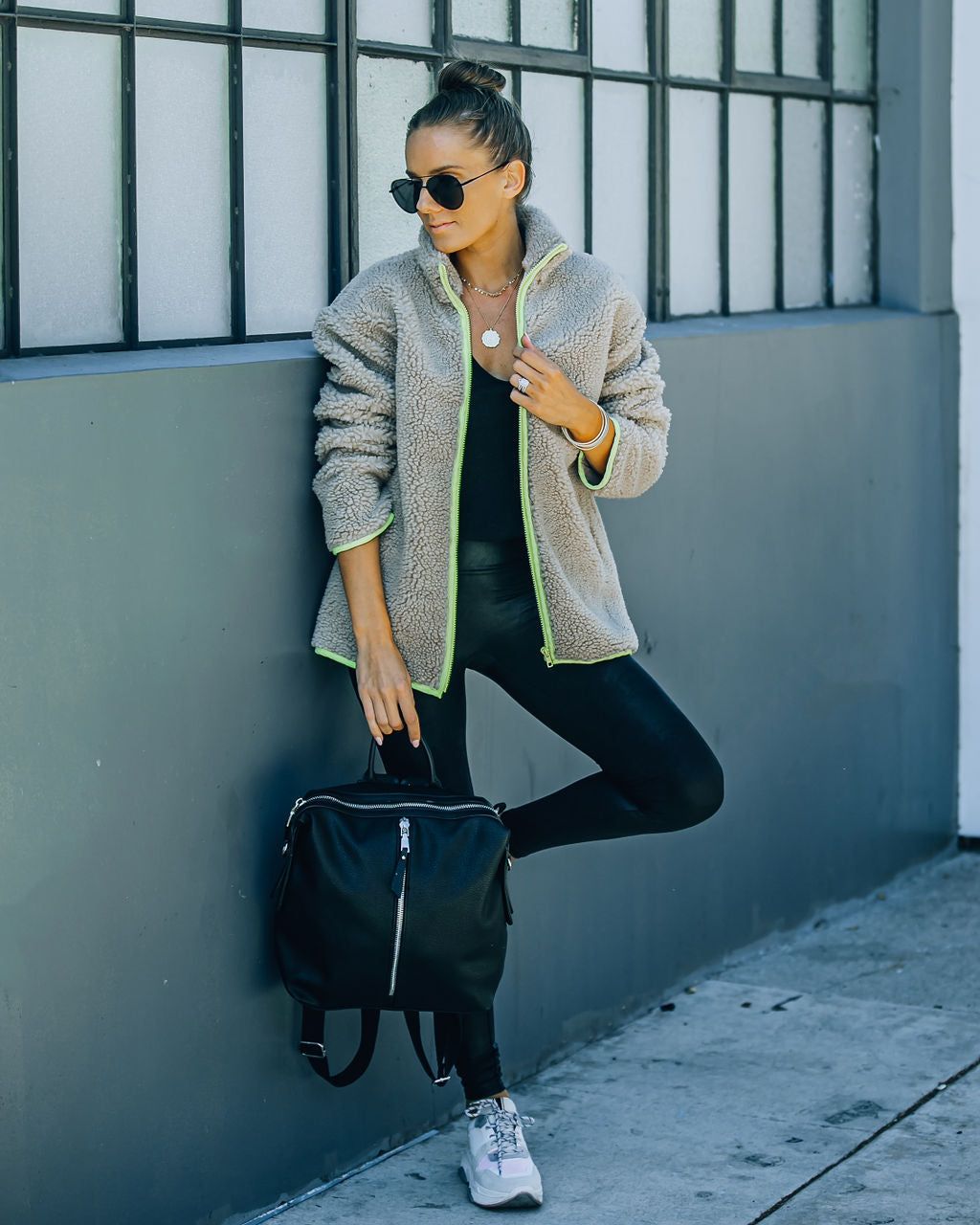 Explore More Pocketed Teddy Jacket - FINAL SALE sold by Vici product image thumbnail 9