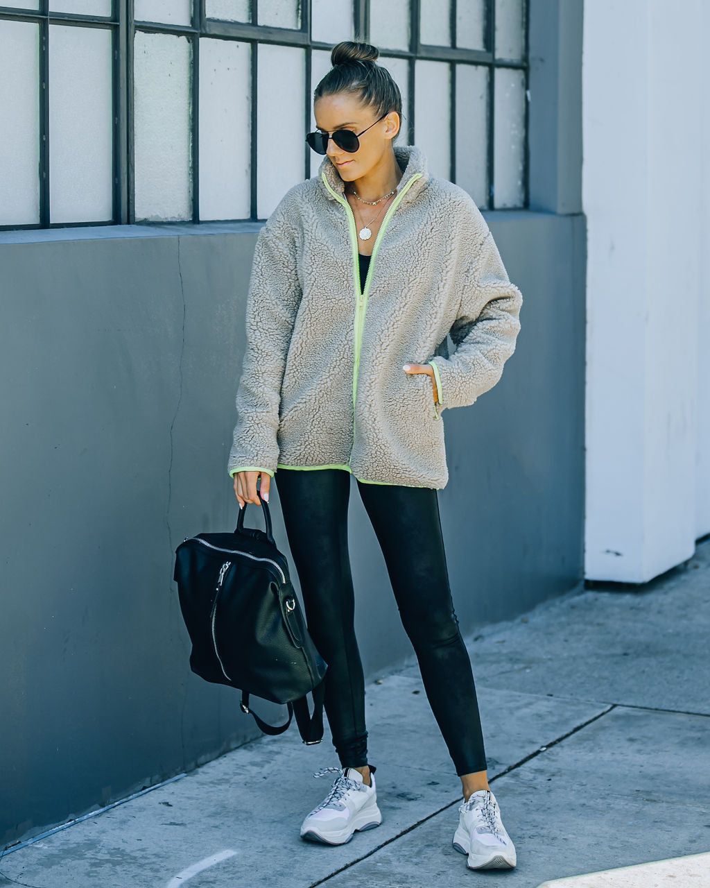 Explore More Pocketed Teddy Jacket - FINAL SALE sold by Vici