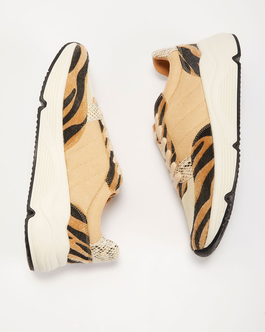 Veda Zebra Print Sneakers - Tan sold by Vici product image thumbnail 5