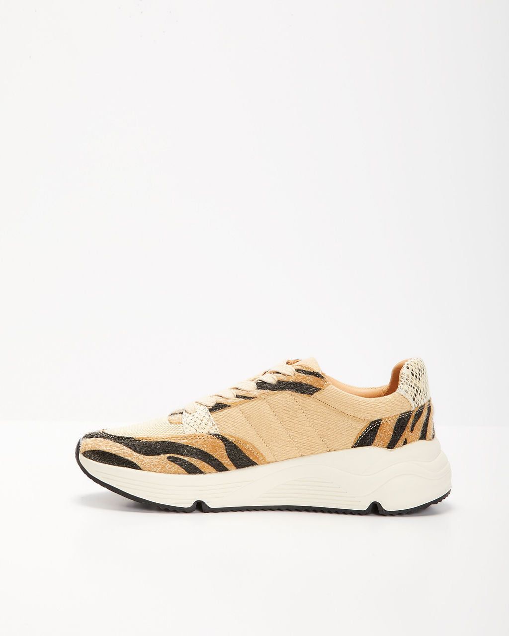 Veda Zebra Print Sneakers - Tan sold by Vici product image thumbnail 6