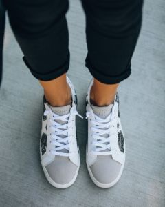 Reserved Snake Embossed Sneaker - FINAL SALE sold by Vici