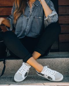 Reserved Snake Embossed Sneaker - FINAL SALE sold by Vici