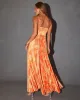Soraya Printed And Pleated Maxi Dress sold by Vici