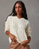 Corey Relaxed Cable Knit Sweater sold by Vici