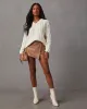 Corey Relaxed Cable Knit Sweater sold by Vici