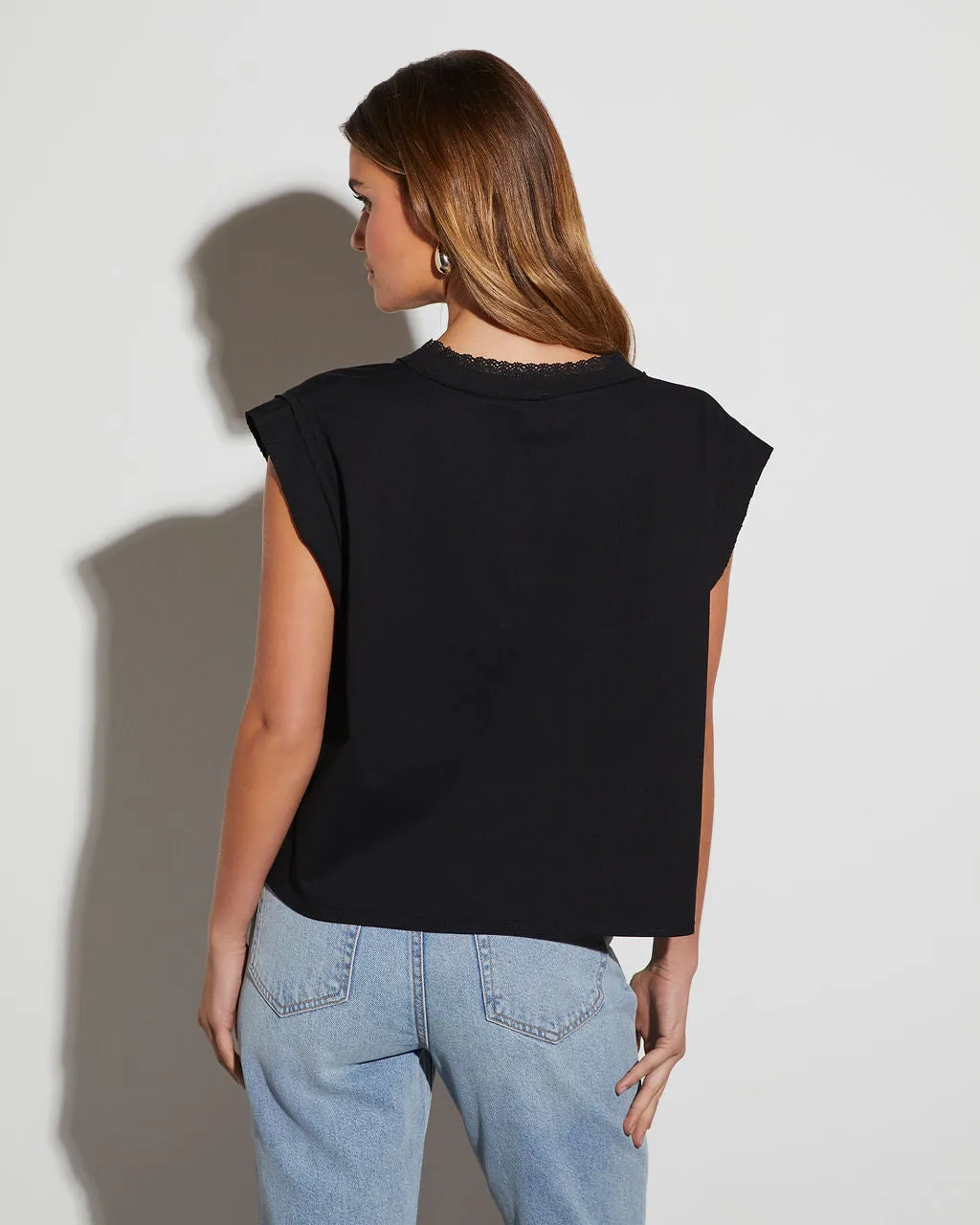 The New Classic Cotton Crop Tank sold by Vici product image thumbnail 5