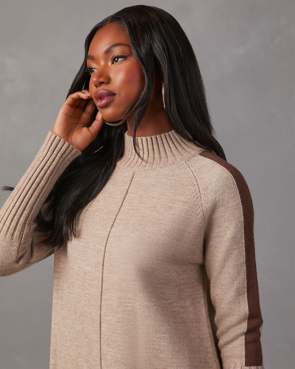 Kimmie Oversized Knit Sweater sold by Vici product image thumbnail 2