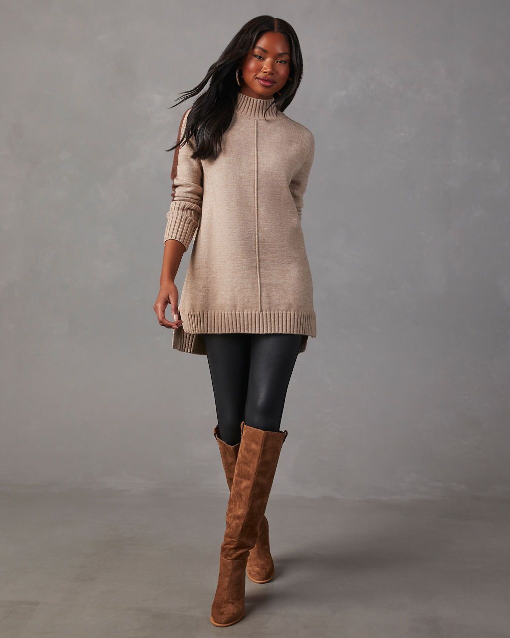 Kimmie Oversized Knit Sweater sold by Vici product image thumbnail 3