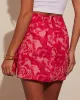 Sangria Sunrise Wrap Mini Skirt sold by Vici