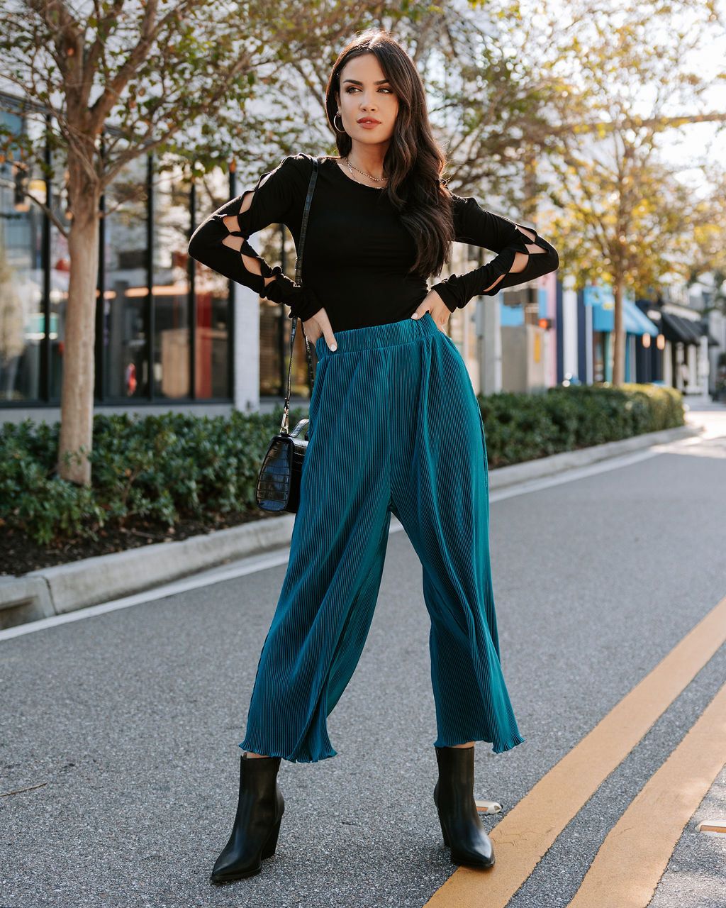 Nova Long Sleeve Cutout Top sold by Vici product image thumbnail 5