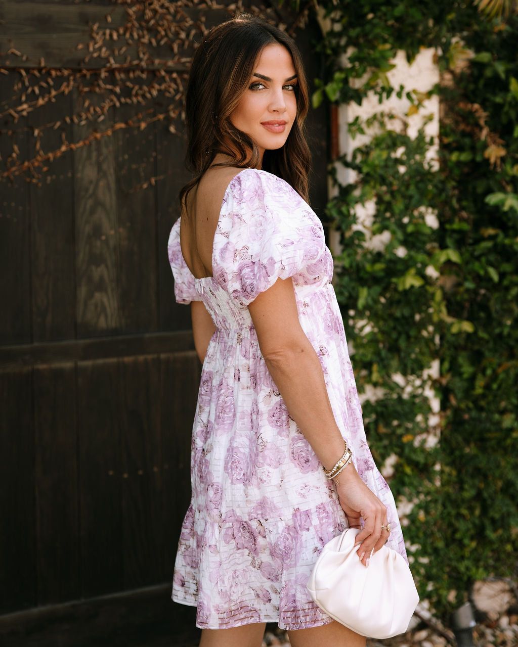 Anderson Floral Babydoll Dress sold by Vici product image thumbnail 4