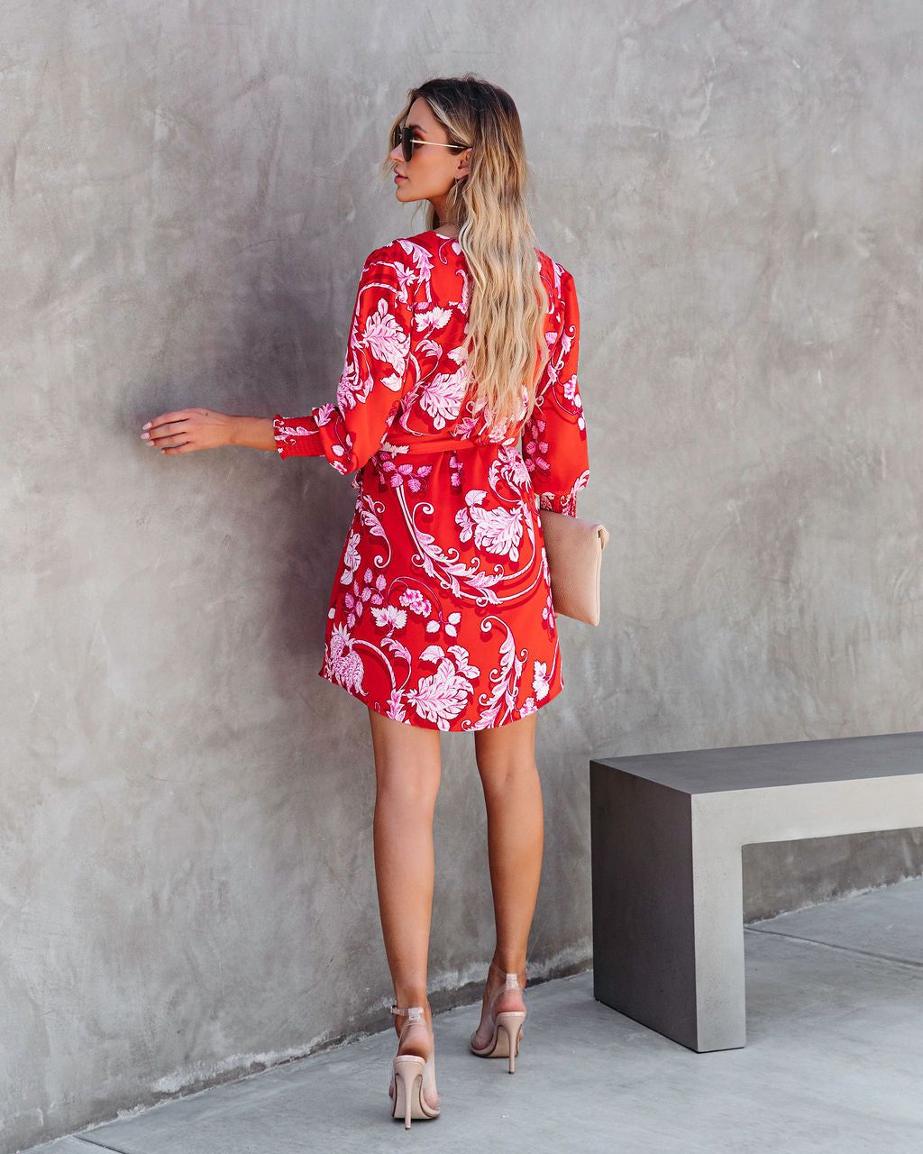 Drew Printed Button Down Shirt Dress - FINAL SALE sold by Vici product image thumbnail 2